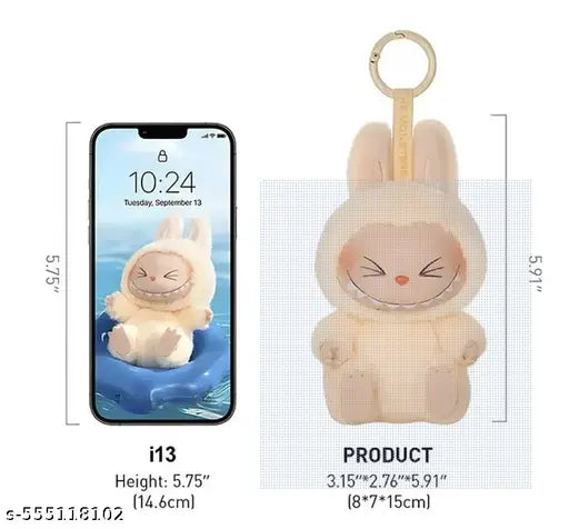 Kidoyz Labubu The Monsters Keychain Big into Energy Series, Vinyl Plush Pendant, Random Design Blind Box ] - skiploss